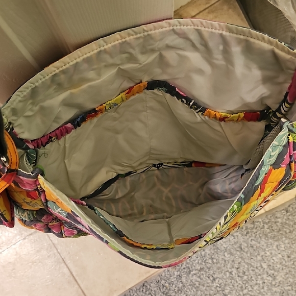 Vera Bradley Vibrant Floral Shoulder Bag - Picture 7 of 12